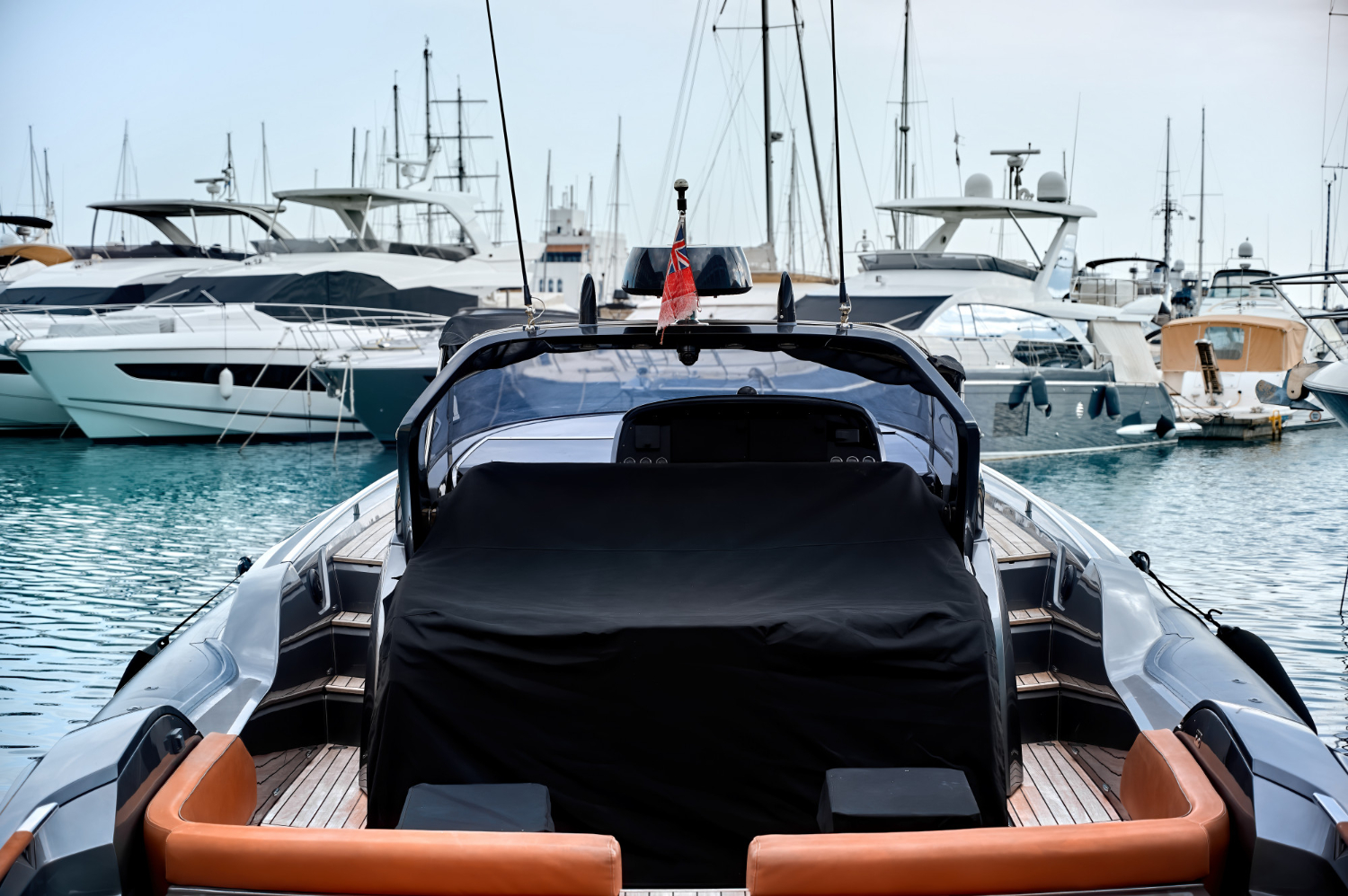 luxurious boat wrapping